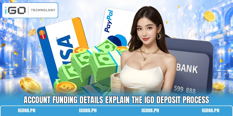 Account funding details explain the IGO deposit process