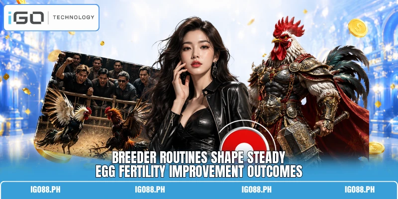 Breeder routines shape steady egg fertility improvement outcomes