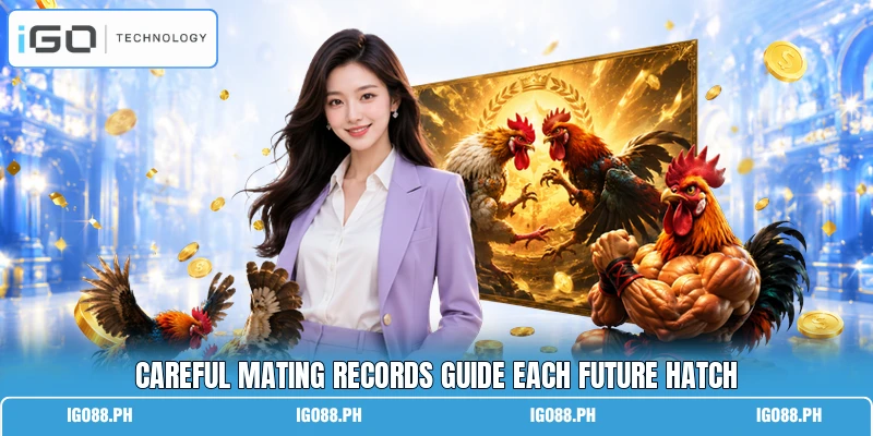 Careful mating records guide each future hatch