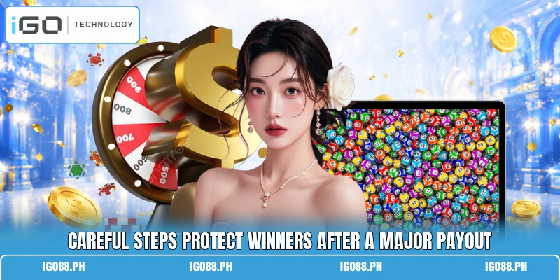 Careful steps protect winners after a major payout