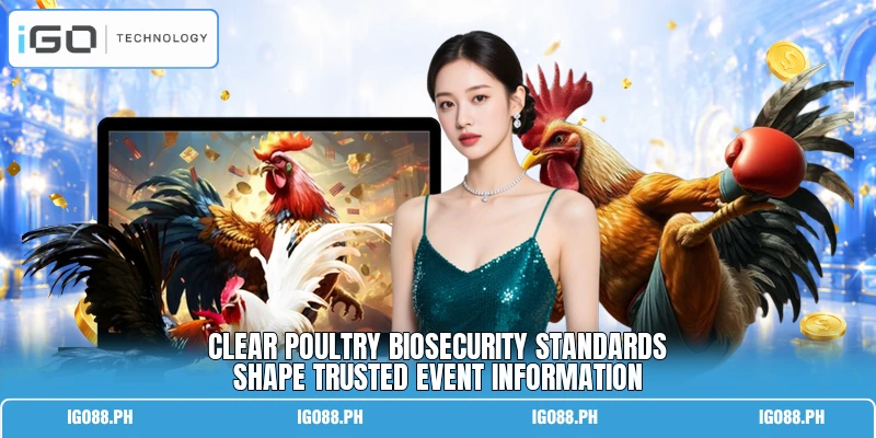 Clear poultry biosecurity standards shape trusted event information