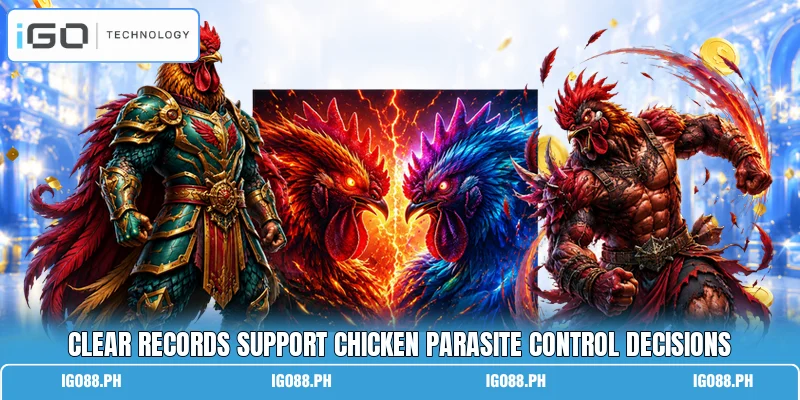 Clear records support chicken parasite control decisions