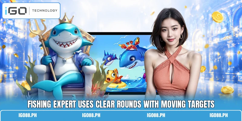 Fishing Expert uses clear rounds with moving targets