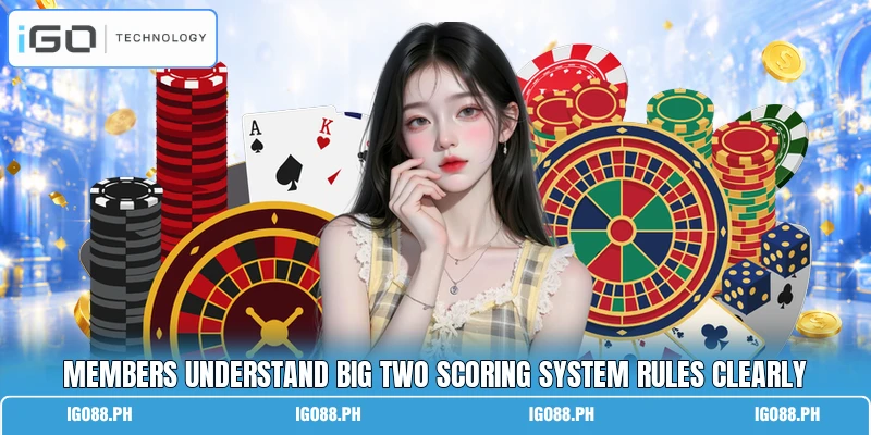 Members understand big two scoring system rules clearly