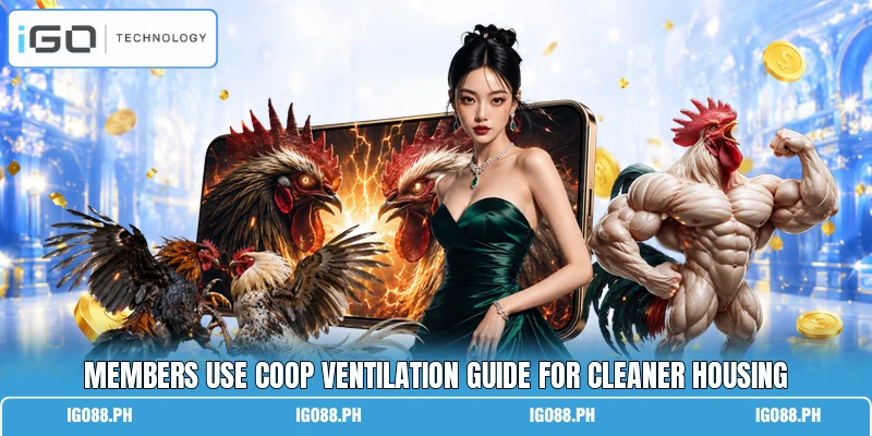 Members use coop ventilation guide for cleaner housing