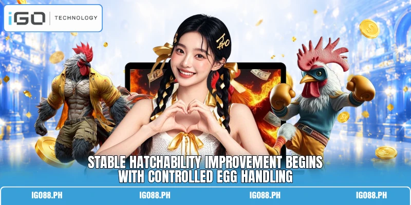 Stable hatchability improvement begins with controlled egg handling